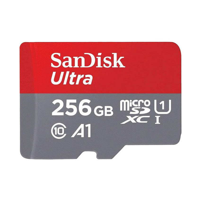 Thẻ nhớ SanDisk 256GB Ultra microSDXC, SQUA4, C10, A1, UHS-I, 120MB/s R (SDSQUAC-256G-GN6MN)