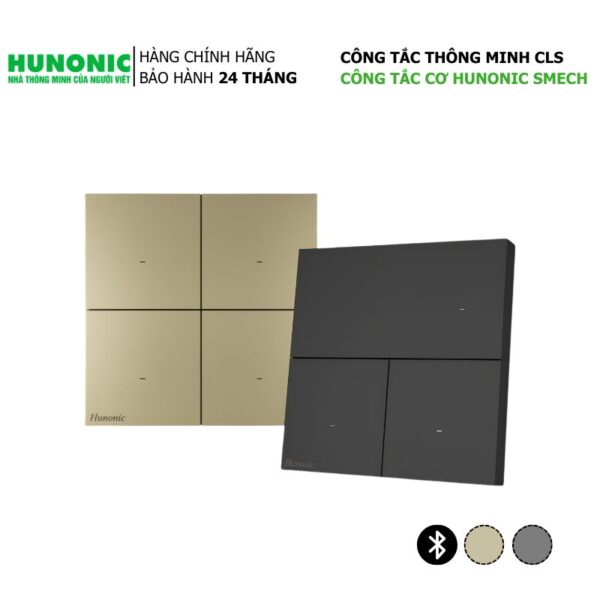 Công Tắc Cơ Thông Minh Bluetooth Mesh Hunonic Smech