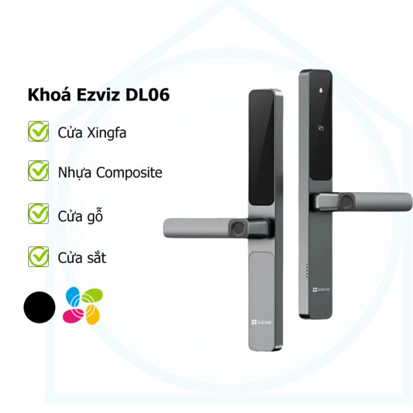 Khóa cửa nhôm thông minh EZVIZ DL06 Wifi