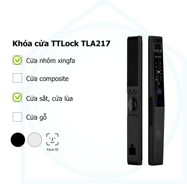 Khóa tự động TTLock Face ID TTLock A217 Push-Pull