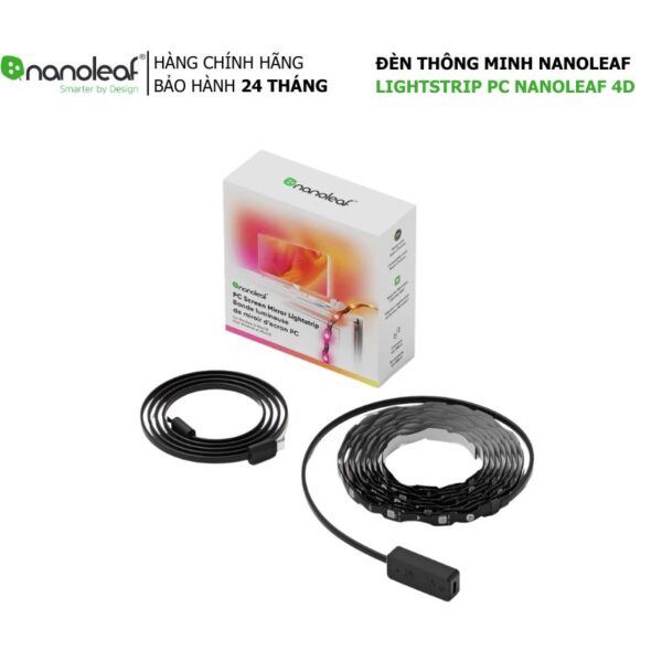 Dây đèn LED đồng bộ màn hình PC Nanoleaf 4D (2.5m) – Cổng USB-C (Bản Quốc Tế)