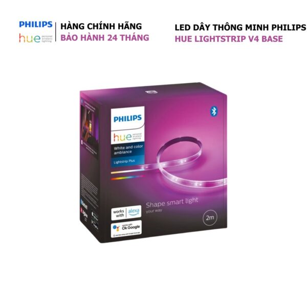 Dây LED 2 mét Philips Hue Lightstrip Base Pack V4