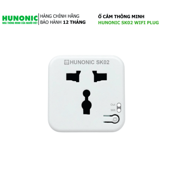 Ổ Cắm Thông Minh Hunonic SK02 16A Wifi