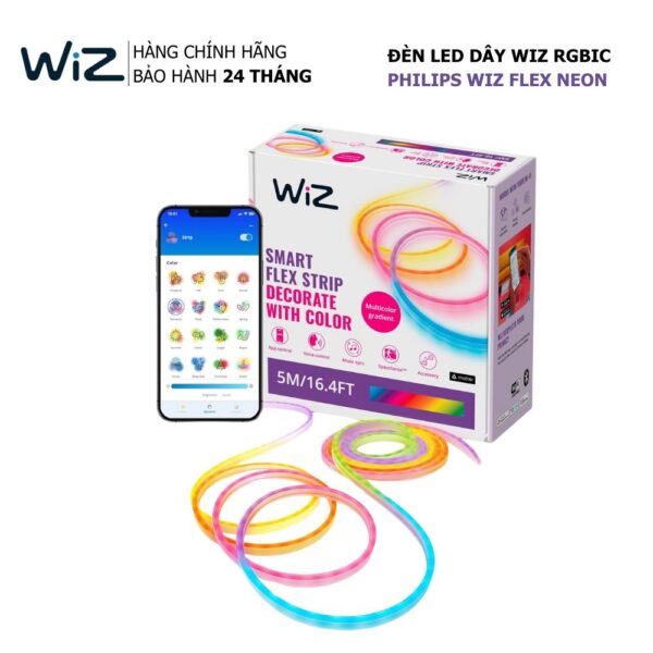 Đèn LED dây uốn dẻo Philips WiZ Flex Neon 5 mét