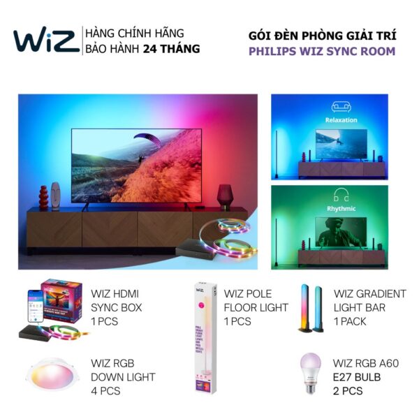 Gói đèn phòng giải trí Wiz Entertainment Room