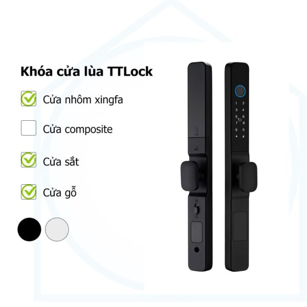 Khóa vân tay TTLock TLA300F dùng cho cửa lùa